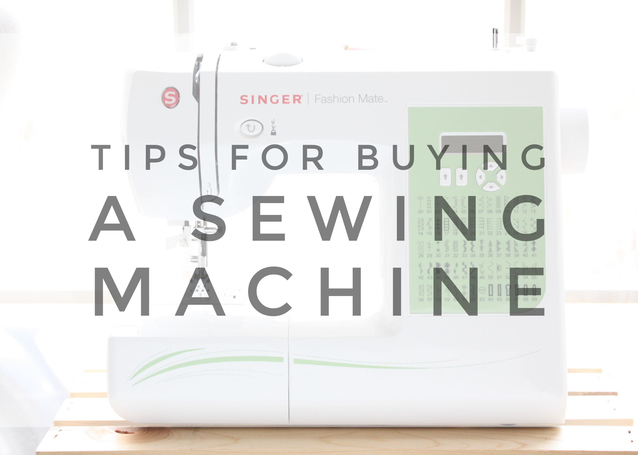 Tips for Buying a Sewing Machine