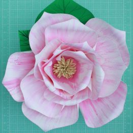 Pink and White Giant Paper Flowers